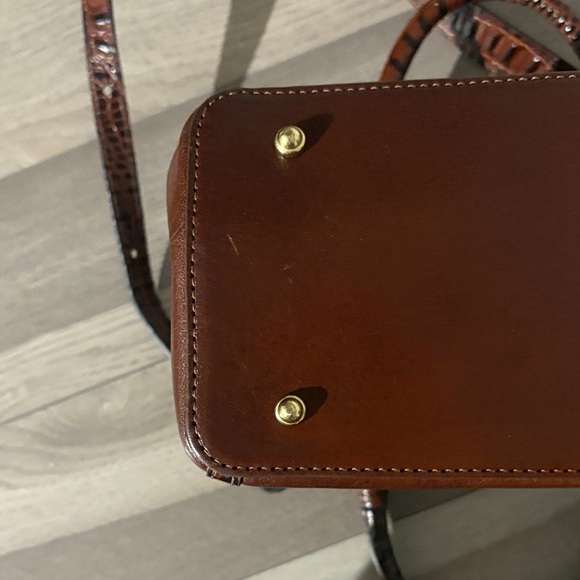 Brahmin Rich Brown Satchel/crossbody - Picture 9 of 14